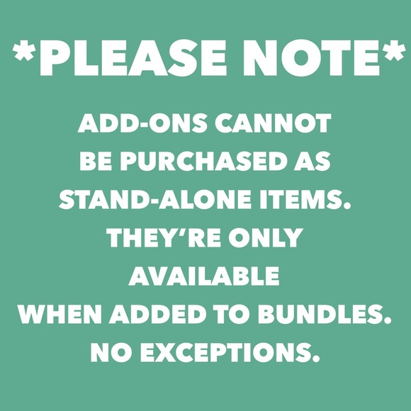 >ADD-ON ONLY< Bundle one w/ any purchase for $7! - Picture 8 of 8